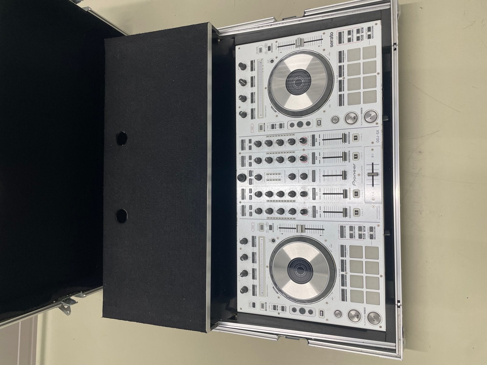 Pioneer DDJ SX controller met flightcase en studio speakers, Ophalen, Gebruikt, Dj-set, Pioneer