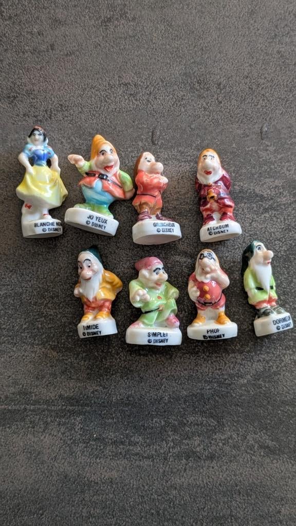 vintage Franse fèves Sneeuwwitje Disney, Ophalen of Verzenden, Zo goed als nieuw