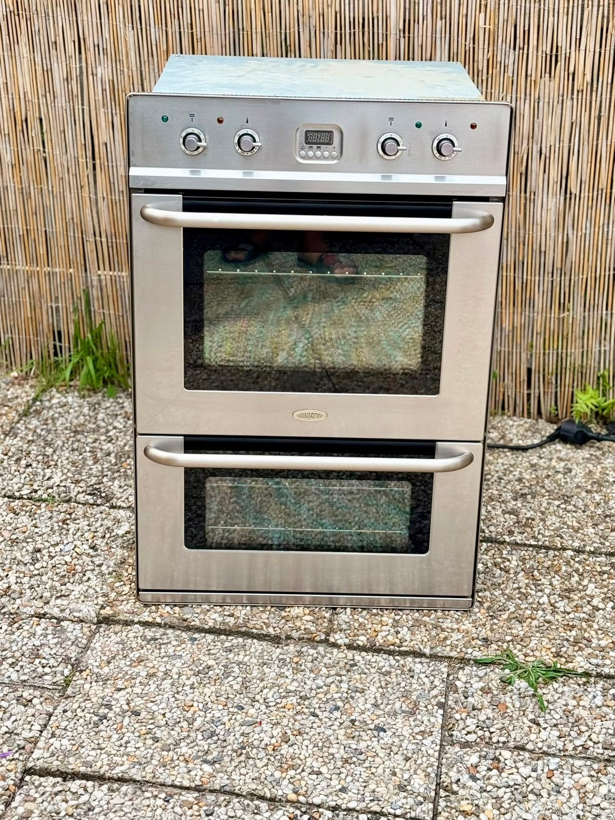 Inbouw Oven Boretti met 2 ovens, Ophalen, Hete lucht, 60 cm of meer, Zo goed als nieuw