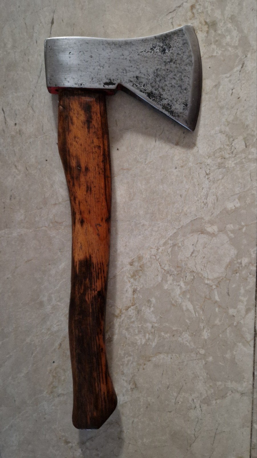 Mooie oude handbijl, bijl met houten steel, Ophalen of Verzenden, Gebruikt, Overige typen