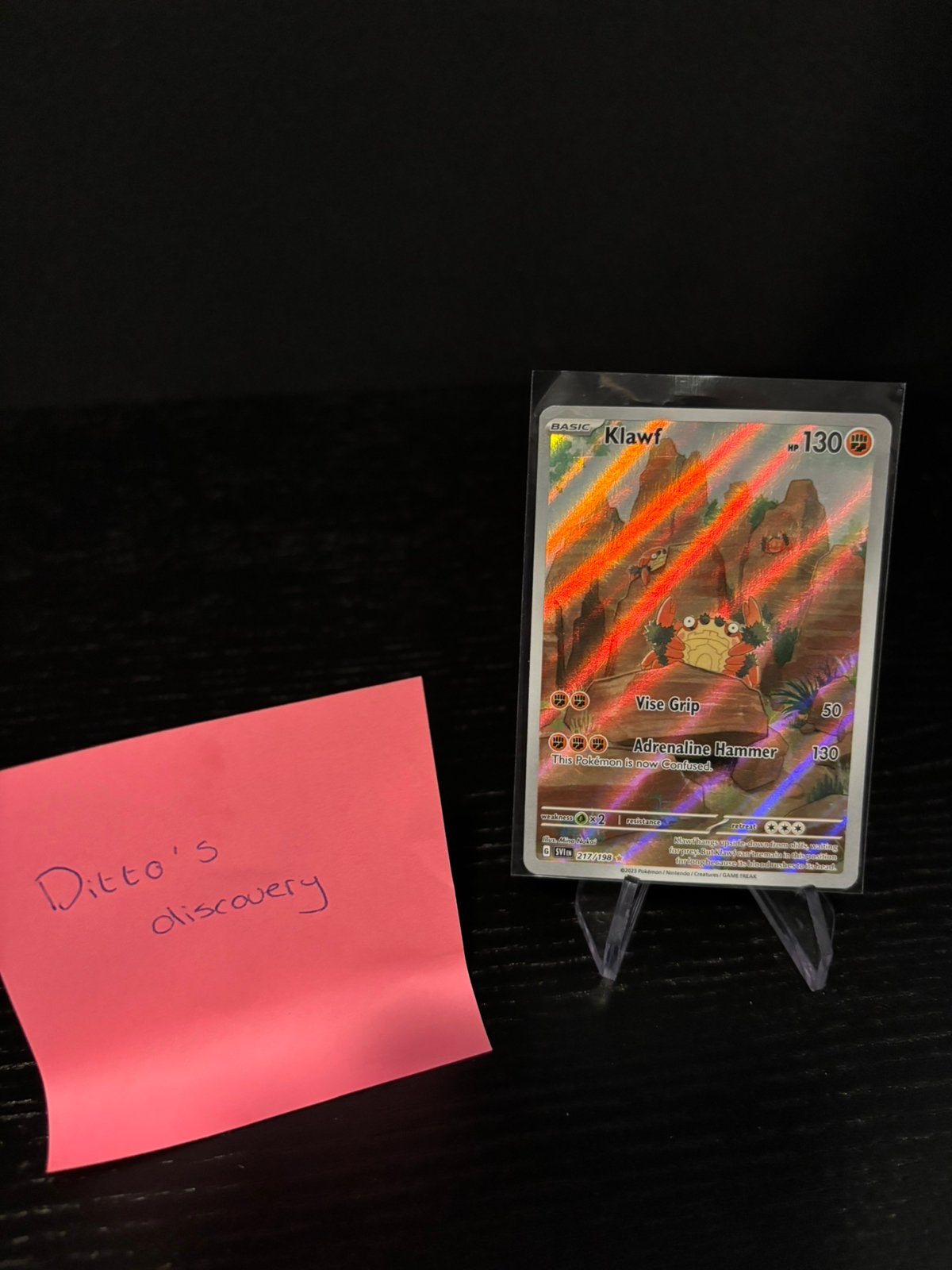 Pokemon - Klawf - SVI217 - Scarlet Violet - NM, Ophalen of Verzenden, Zo goed als nieuw