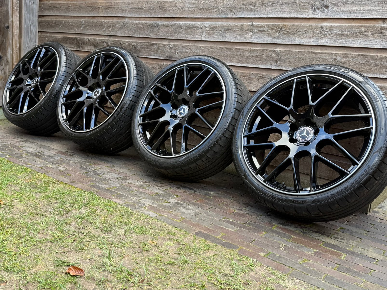 Mercedes-Benz S-klasse W223 AMG 21 inch velgen breedset, Auto-onderdelen, Banden en Velgen, Gebruikt, 285 mm, Banden en Velgen