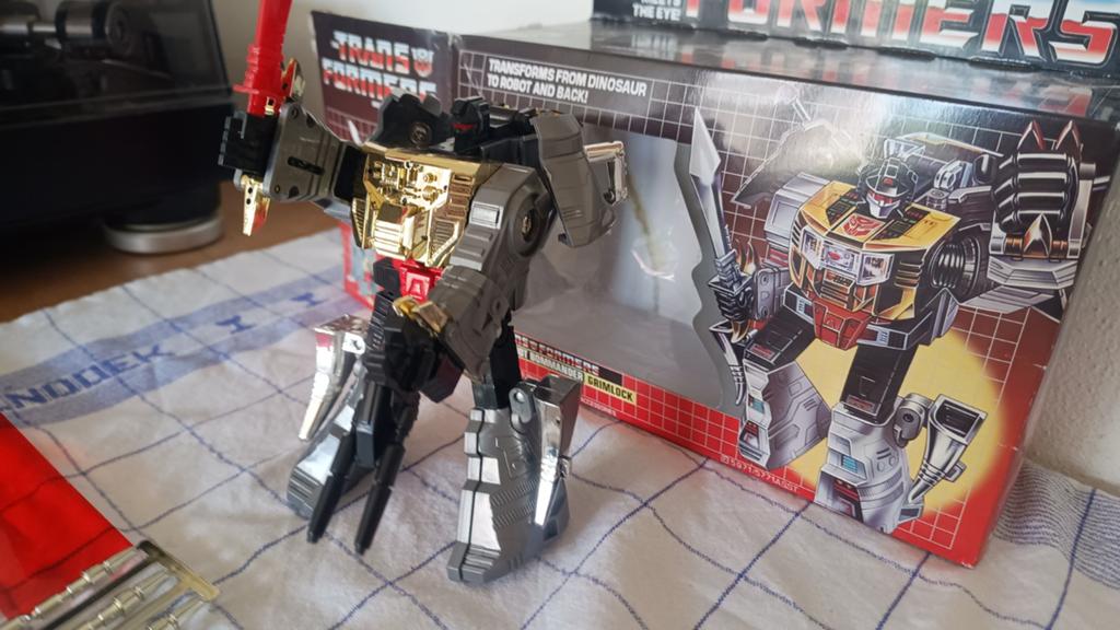 Transformers G1 Grimlock Dinobot Commander (KO), Ophalen of Verzenden, Zo goed als nieuw