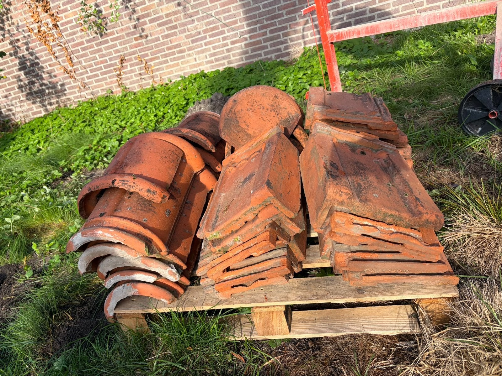 Nokvorsten tuile du nord, Ophalen, Gebruikt, Steen of Klei, 15 m² of meer