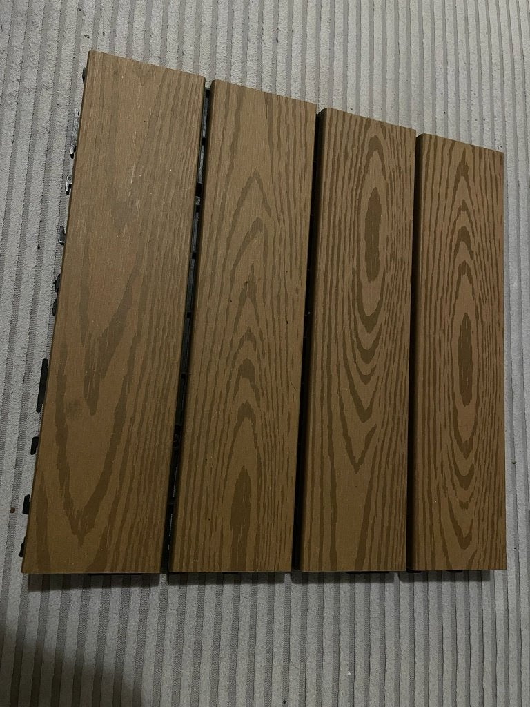 Terrastegels - Hout - Bruin - Vlondertegels - Balkontegels, Tuin en Terras, Terrasdelen en Vlonders, Ophalen of Verzenden, Nieuw