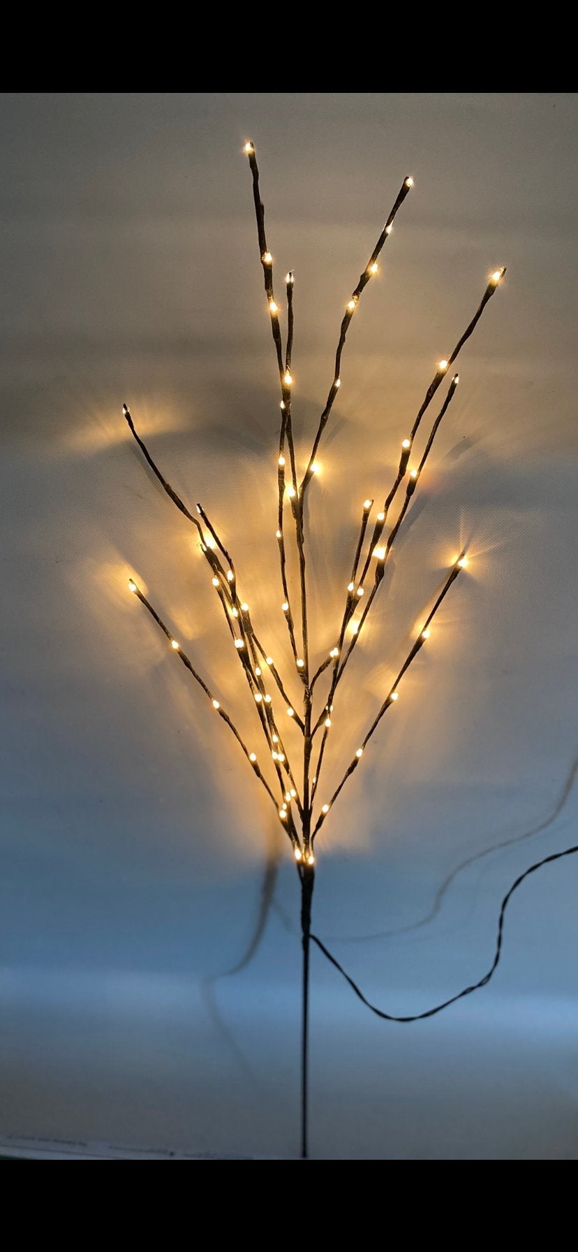 Decoratieve LED-tak - Sfeervolle Verlichting, Kunststof, Ophalen of Verzenden, Zo goed als nieuw, Modern