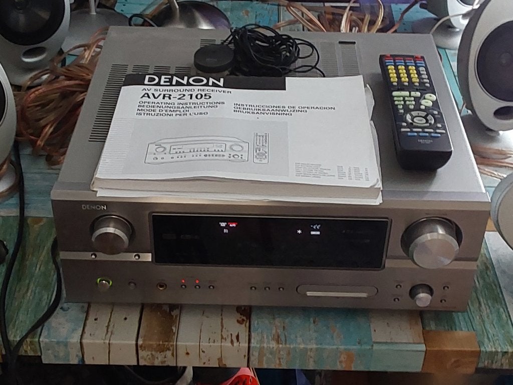 Denon surround receiver AVR-2105, Ophalen, Gebruikt, Denon, 120 watt of meer