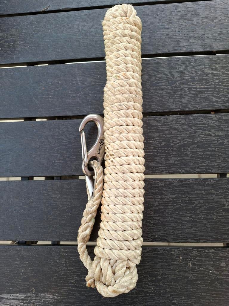 Ankerlijn met oogkarabijnhaak, Ophalen, Nieuw, Klimsport-accessoire