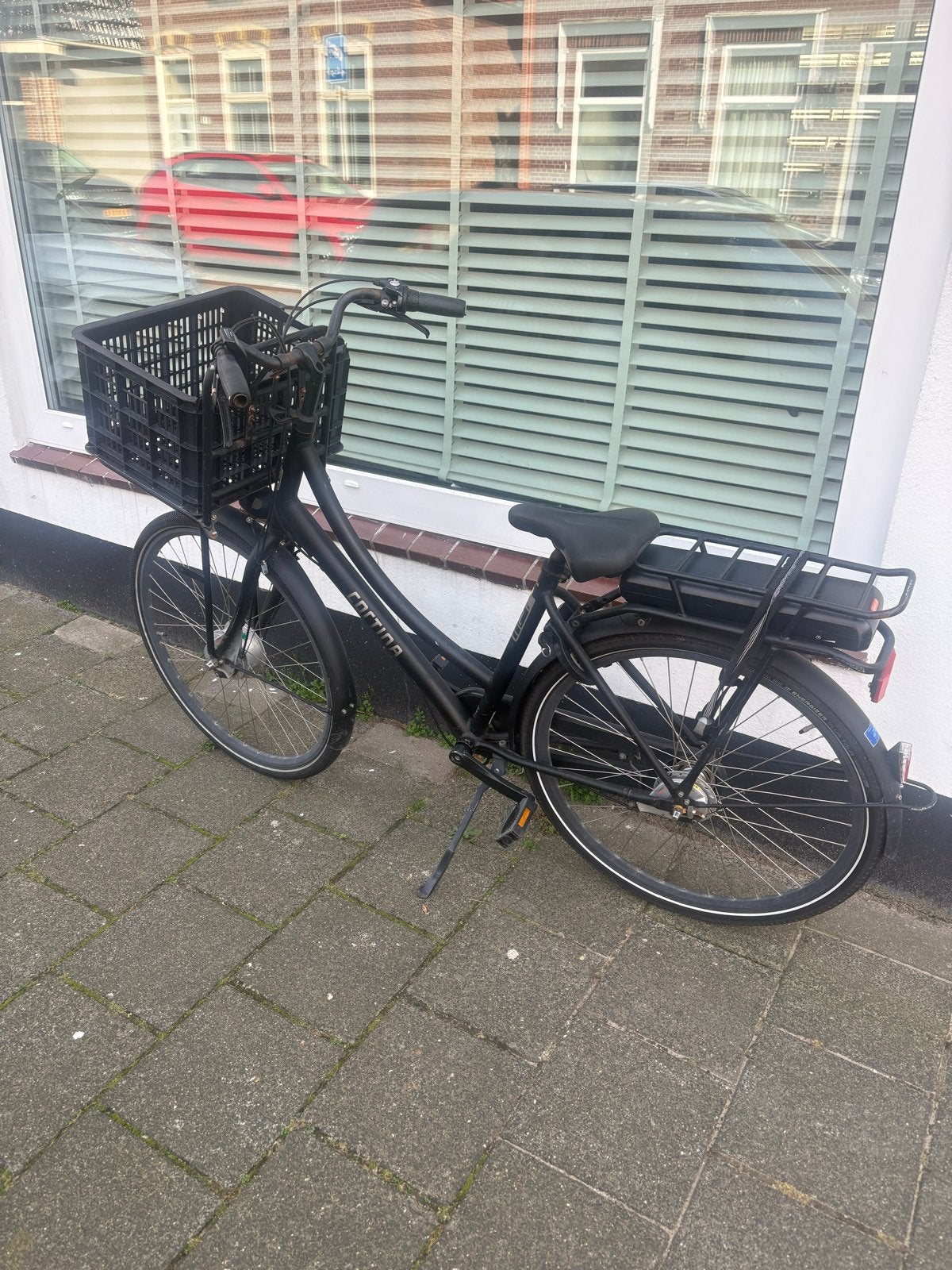 Cortina elektrische fiets met 3 versnellingen en lader, Ophalen, Gebruikt, Cortina