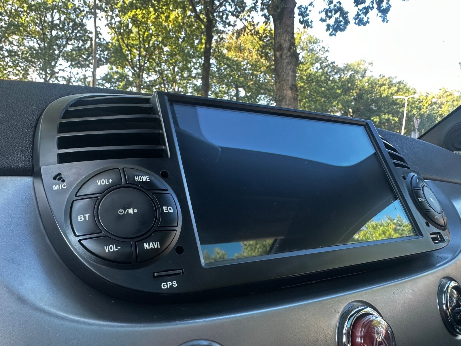 Android infotainmentscherm voor Fiat500 (2007 tot 2015), Ophalen of Verzenden, Zo goed als nieuw