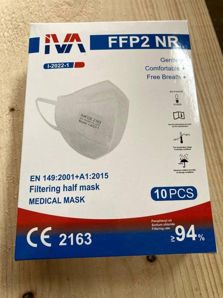 370.000 x IVA FFP2 Medische Mondkapjes, Ophalen, Nieuw