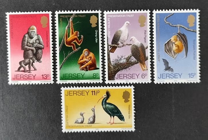Jersey 0306003 dieren, Postzegels en Munten, Ophalen of Verzenden, Postfris, Dier of Natuur