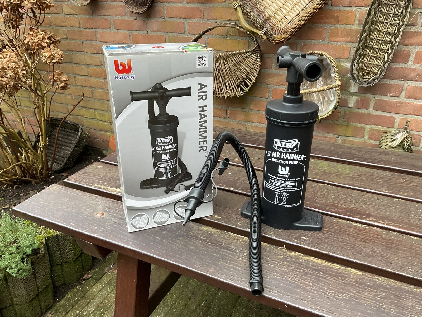Bestway 16” Air Hammer Luchtpomp - 40 cm hoog, Ophalen of Verzenden, Nieuw