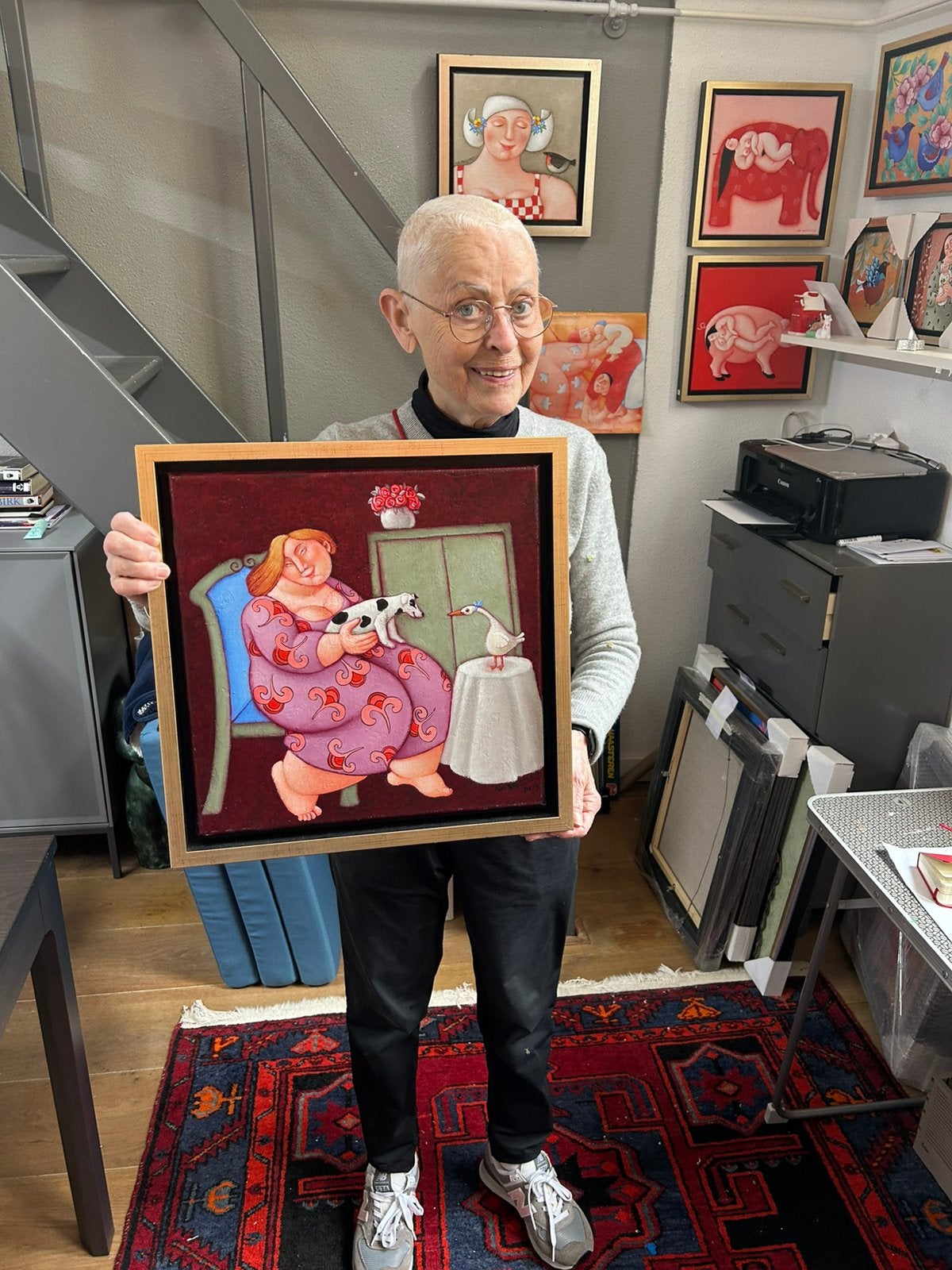 Ada Breedveld schilderij, Antiek en Kunst, Ophalen of Verzenden