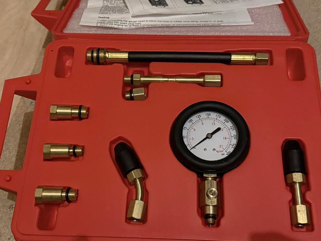 Compressietester HBM - MIDLOCK TE-115, Auto diversen, Autogereedschap, Ophalen of Verzenden, Gebruikt