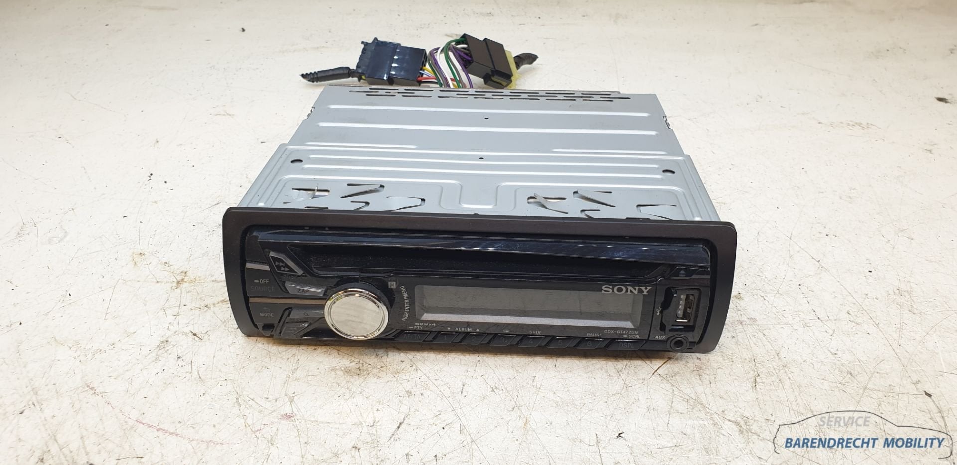 Sony Radio CD USB speler CDX-GT472UM Subwoofer 52Wx4 1din or, Info@fabrikant.eu, Fabrikantstraat 1
1000 AA  Amsterdam, NL, Ophalen of Verzenden
