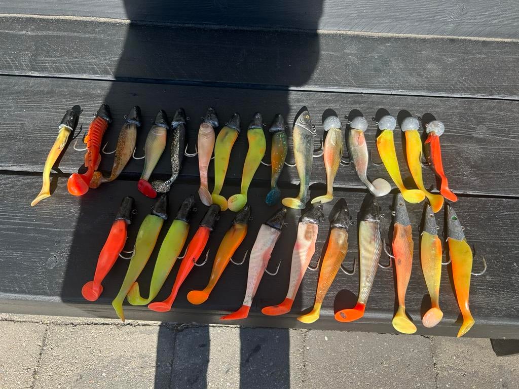 Shads incl gelijmde loodkoppen, Watersport en Boten, Ophalen, Zo goed als nieuw, Overige typen