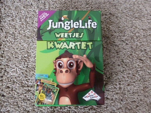 NIEUW JUNGLELIFE weetjes kwartet vanaf 6 jaar, Ophalen of Verzenden, Nieuw, Kwartet(ten)
