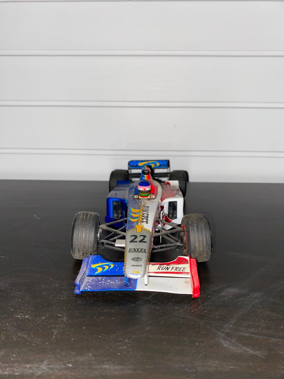 ‼️MOET WEG‼️ MINICHAMPS BAR SUPERTEC J.VILLENEUVE, Hobby en Vrije tijd, Modelauto's | 1:18, Ophalen, Zo goed als nieuw, MiniChamps