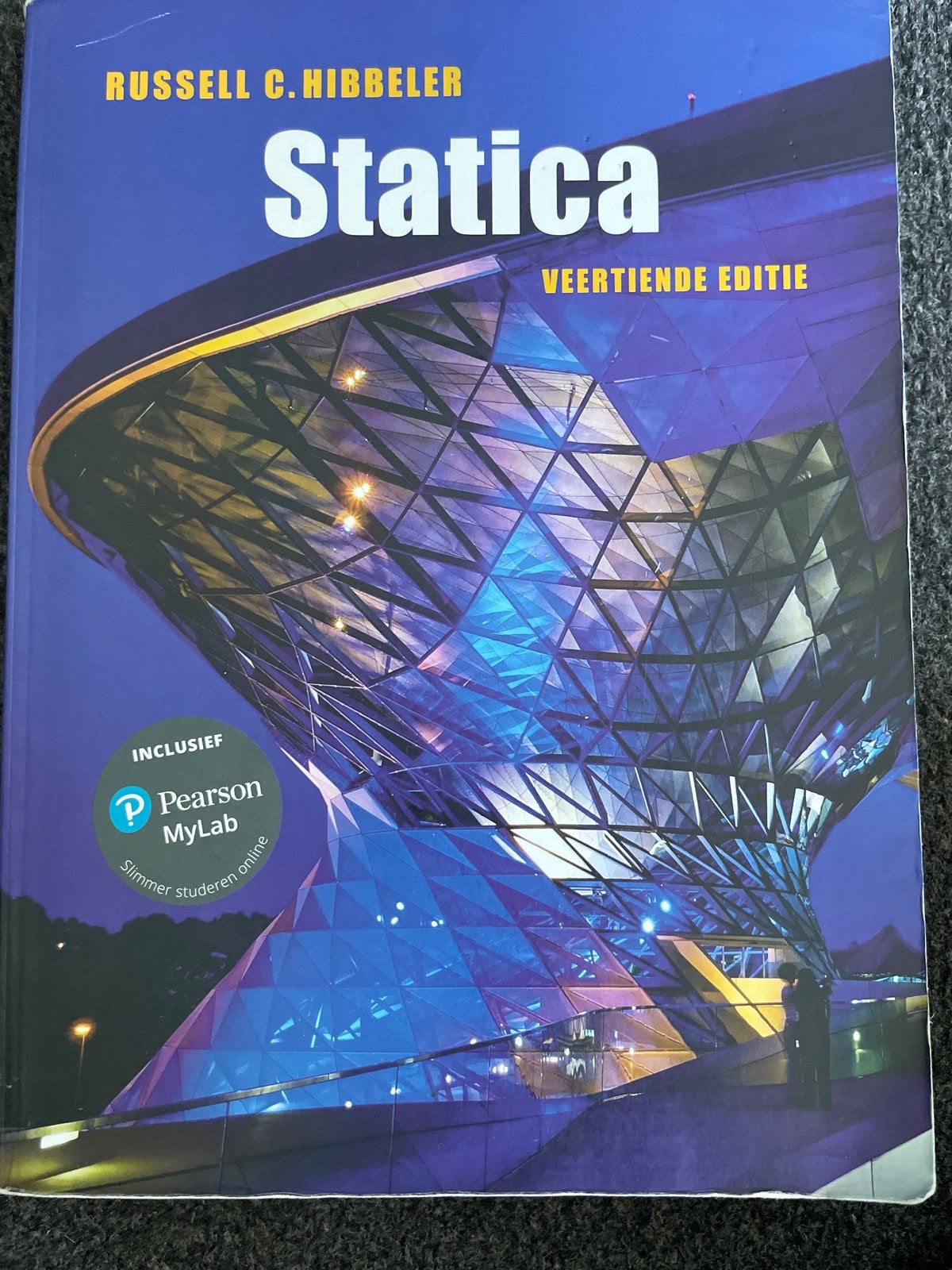 Statica - Veertiende Editie - Russell C. Hibbeler, Ophalen of Verzenden, Beta, Zo goed als nieuw, HBO