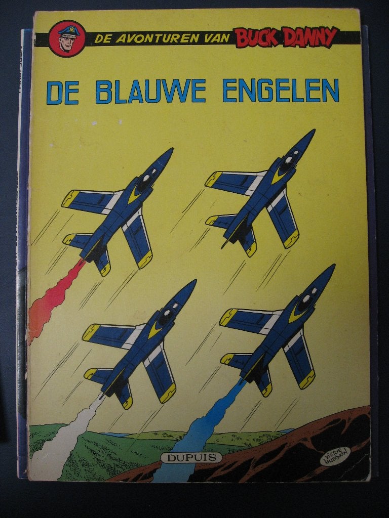 Buck Danny. De Blauwe Engelen. 1970., Boeken, Eén stripboek, Ophalen of Verzenden, Gelezen