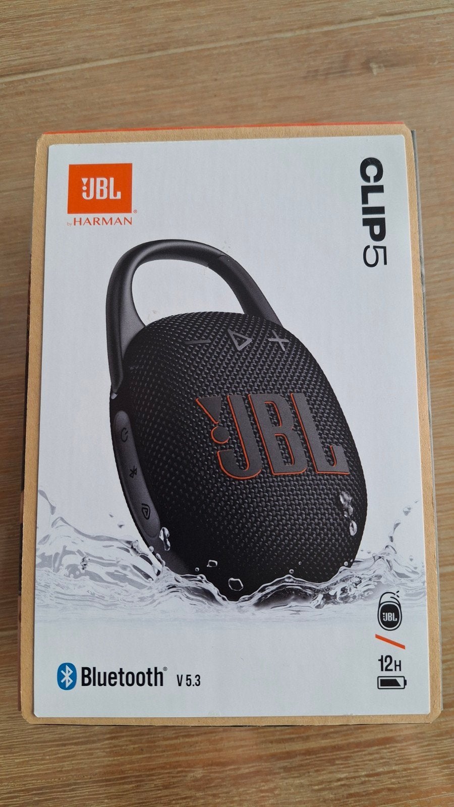 JBL Clip 5 Draagbare Bluetooth Speaker - Nieuw in Doos, JBL, Nieuw, Ophalen of Verzenden, Draagbare speaker