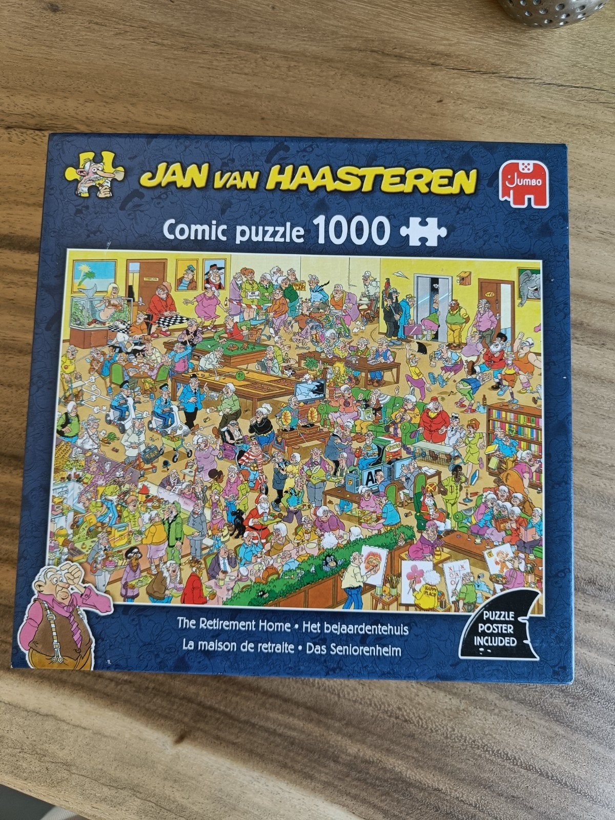 van Haasteren Puzzel 1000 stukjes - Het Bejaardentehuis, Ophalen of Verzenden, 500 t/m 1500 stukjes, Zo goed als nieuw, Legpuzzel