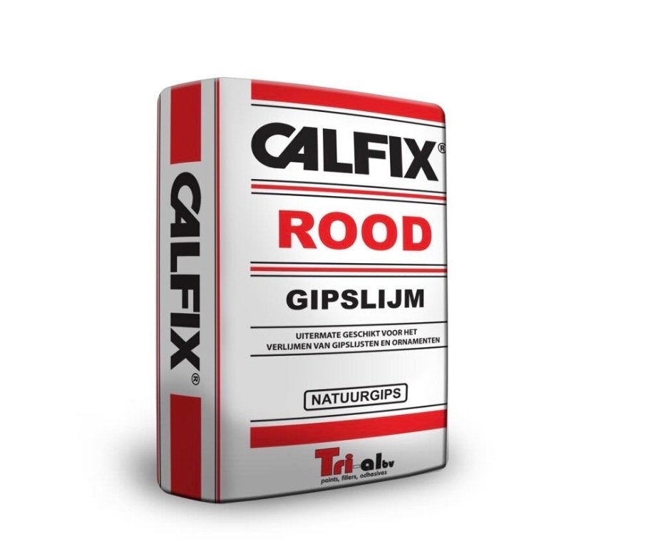 Calfix Rood Gipslijm - 1,5 zak, Ophalen, Zo goed als nieuw, Overige typen