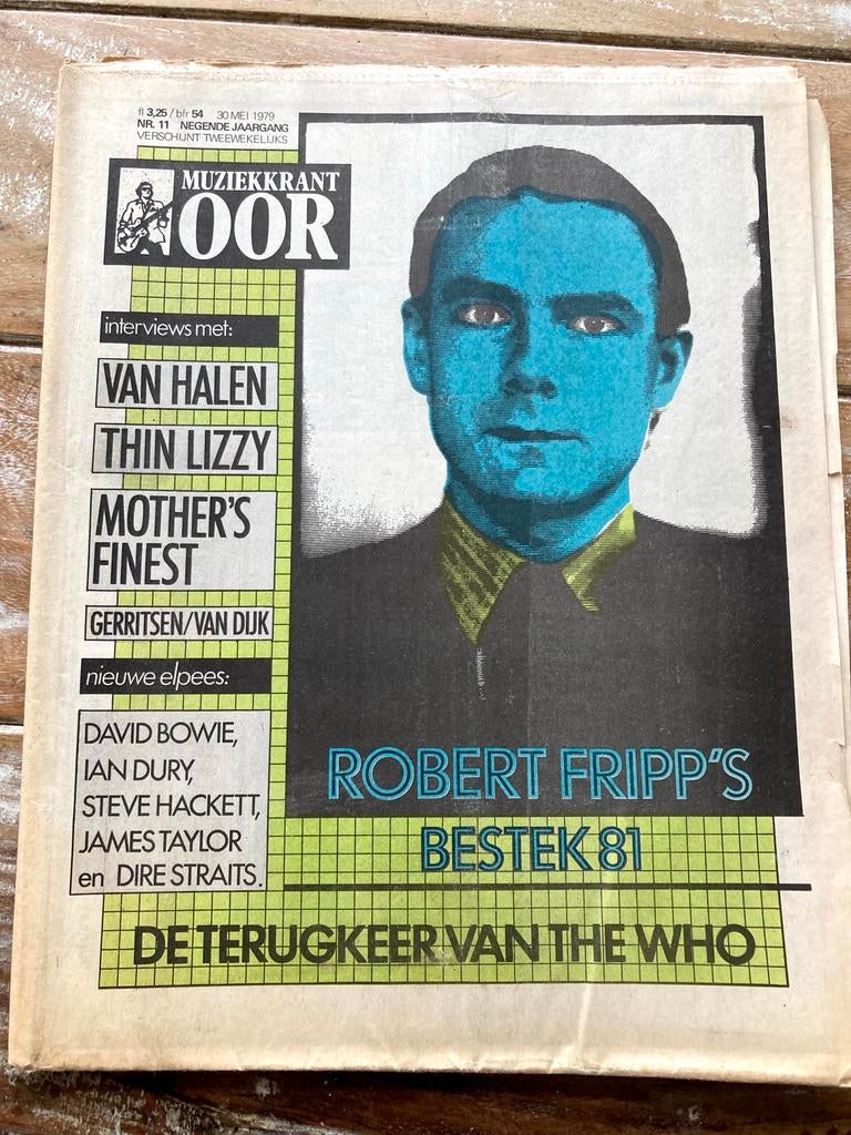 Muziekkrant OOR 1979 VAN HALEN Thin Lizzy MOTHERS FINEST, Ophalen of Verzenden, Zo goed als nieuw, Muziek, Film of Tv