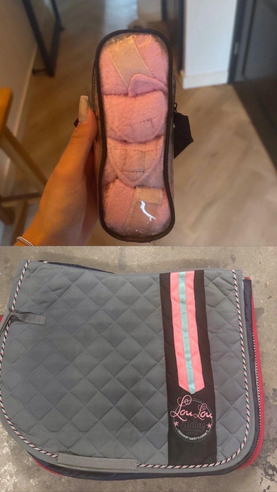 Mooie set, Dieren en Toebehoren, Dressuurdekje, Ophalen of Verzenden, Zo goed als nieuw, Pony (P)