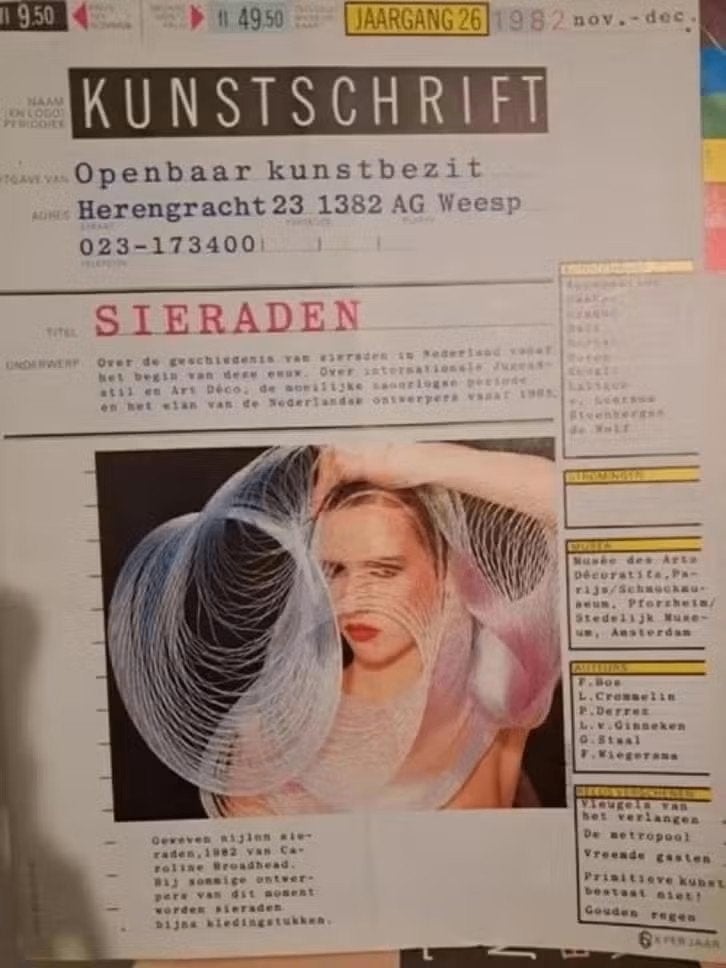 SIERADEN IN NEDERLAND / 20e eeuw: int. Jugendstil & Art Déco, Ophalen of Verzenden, Zo goed als nieuw, Overige onderwerpen