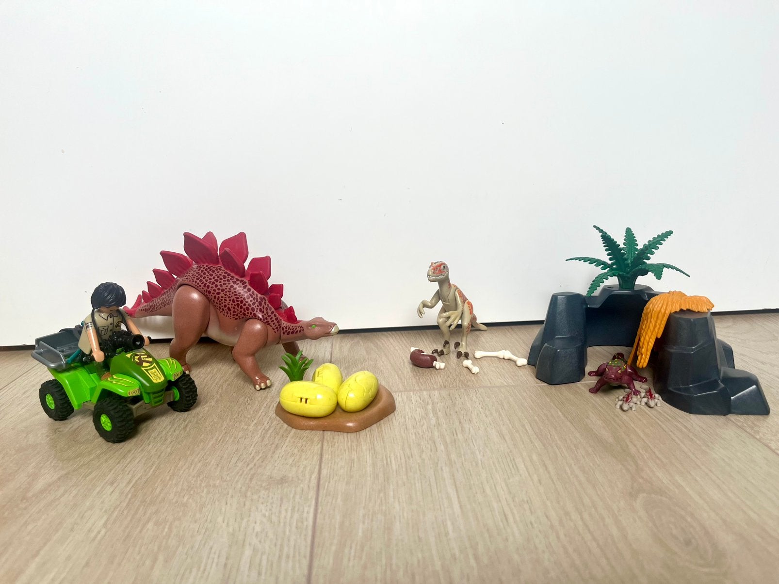 Playmobil dino’s Stegosaurus, raptor,, Ophalen of Verzenden, Gebruikt