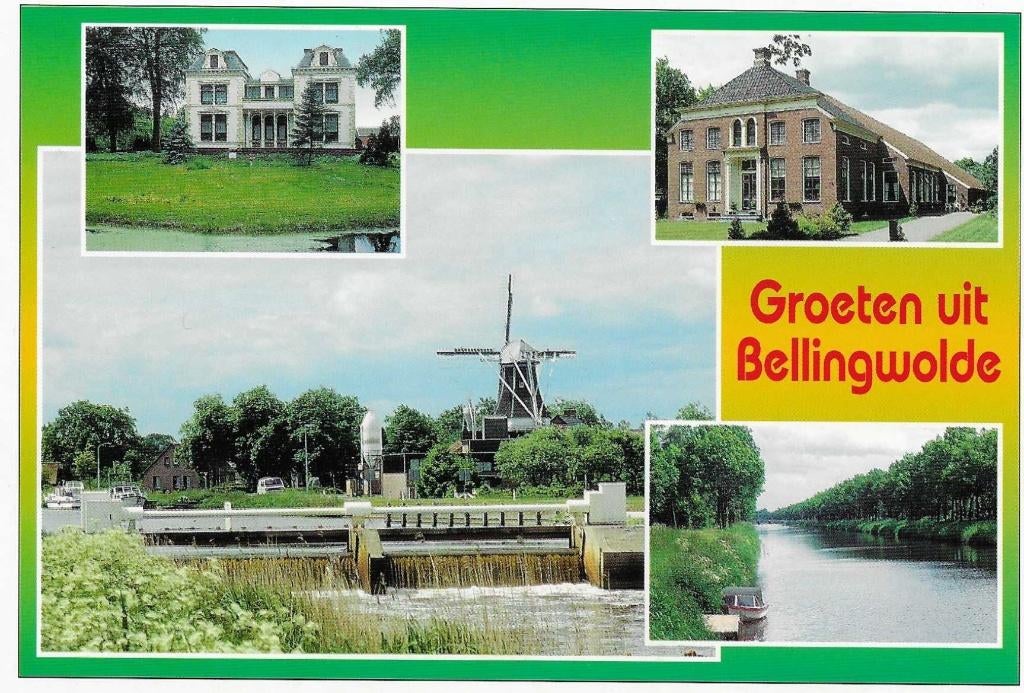 Bellingwolde- -4-luik., Verzenden, 1980 tot heden, Gelopen, Groningen