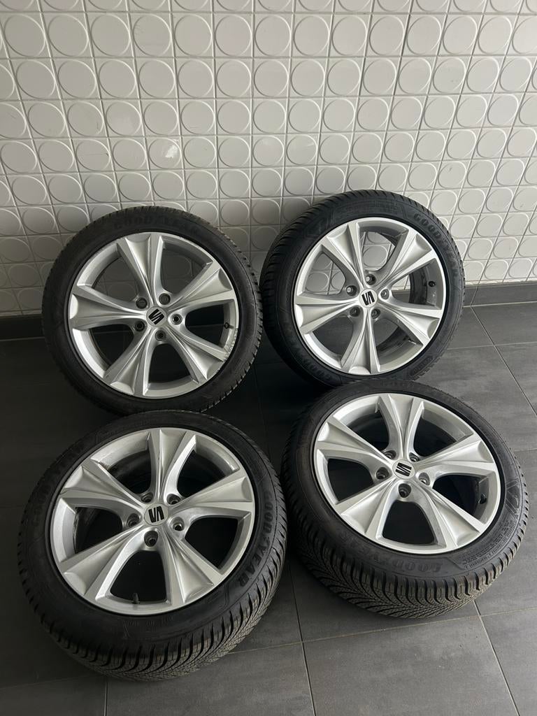 Originele seat leon ,Cupra FR 5FA velgen set 17” inch, Gebruikt, Banden en Velgen, 17 inch, Ophalen of Verzenden