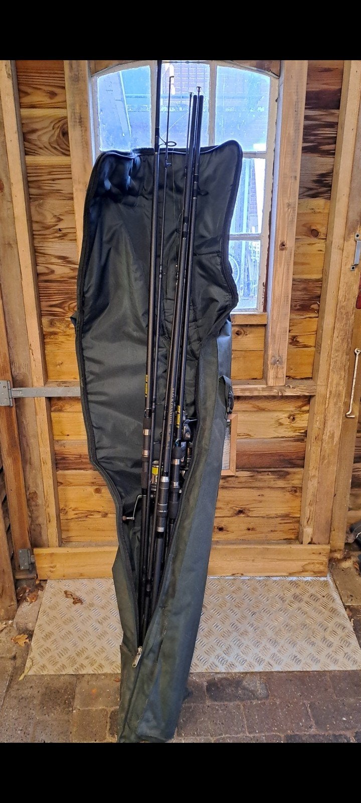 karperset 3 hengels plys baitrunner molen 250 euro, Ophalen of Verzenden, Zo goed als nieuw, Molen