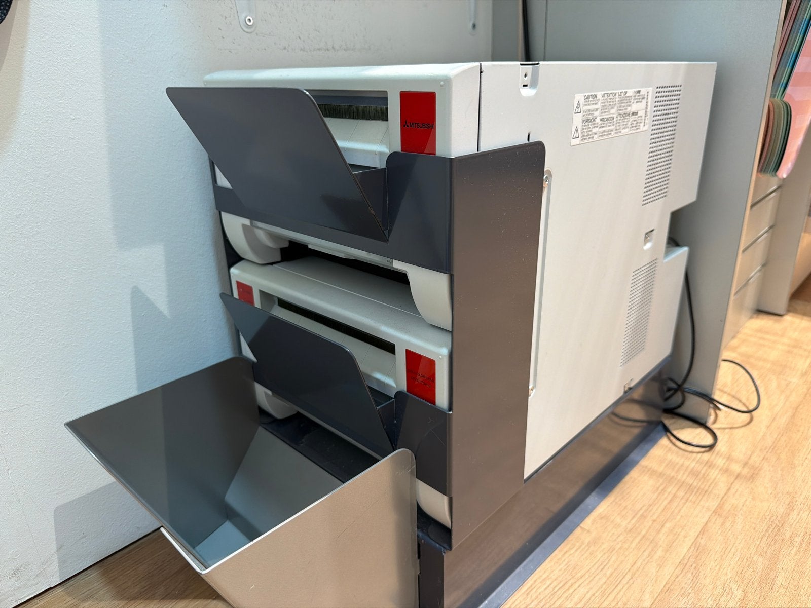 Mitsubishi CP-D707DW-S Fotoprinter - Zo goed als nieuw, Fotoprinter, Kleur printen, Ophalen of Verzenden, Zo goed als nieuw