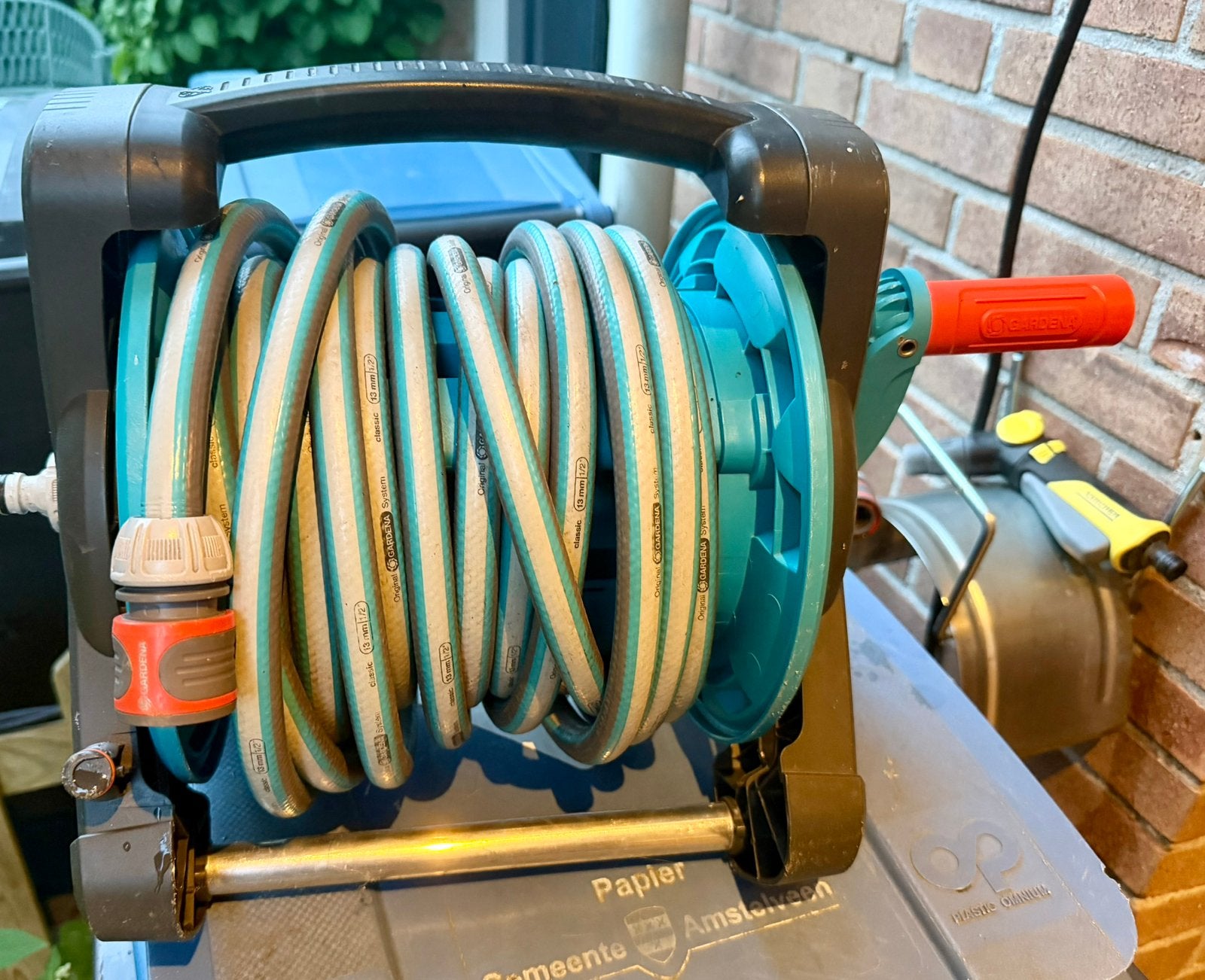 GARDENA Classic tuinslang 10 meter haspel, Ophalen, Gebruikt, Tuinslanghaspel