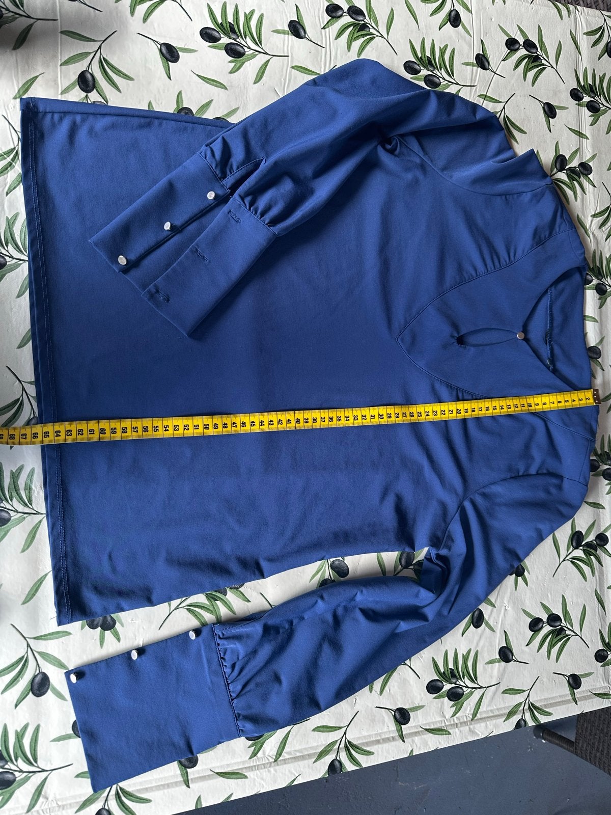 Je M'appelle blouse maat M, Kleding | Dames, Blouses en Tunieken, Ophalen of Verzenden, Zo goed als nieuw, Maat 38/40 (M), Blauw