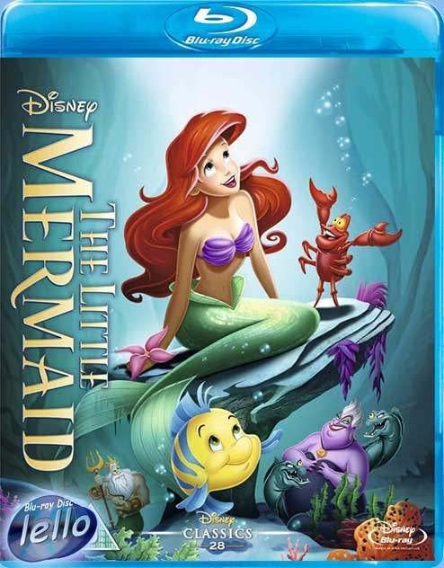 Blu-ray Disney The Little Mermaid (Kleine Zeemeermin) UKSENN, Ophalen of Verzenden, Zo goed als nieuw, Tekenfilms en Animatie