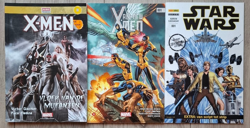 Marvel 3 stuks X-men 2x en Star Wars Nederlandstalig, Boeken, Strips | Comics, Eén comic, Ophalen of Verzenden, Gelezen, Amerika