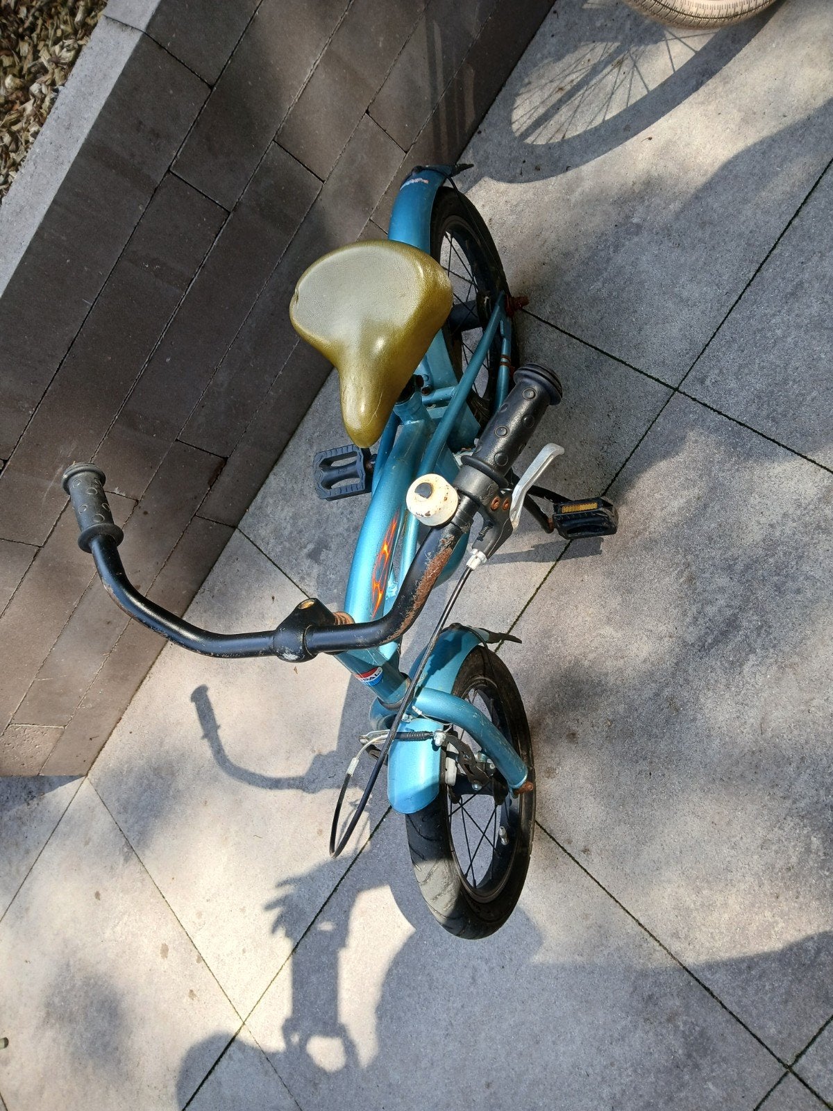 Kinderfietsje - Blauw - Gebruikt, Fietsen en Brommers, Fietsen | Kinderfietsjes, Ophalen