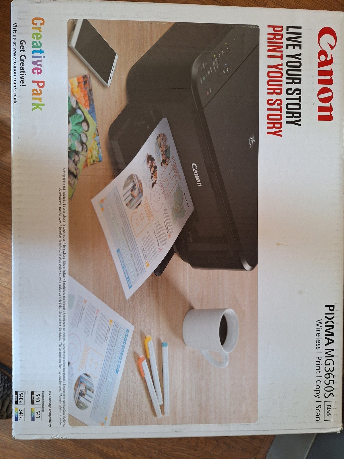 Canon Pixma MG3650S All-in-One Printer - Draadloos, Computers en Software, Canon, Info@canon-europe.com, Draadloos, Scannen