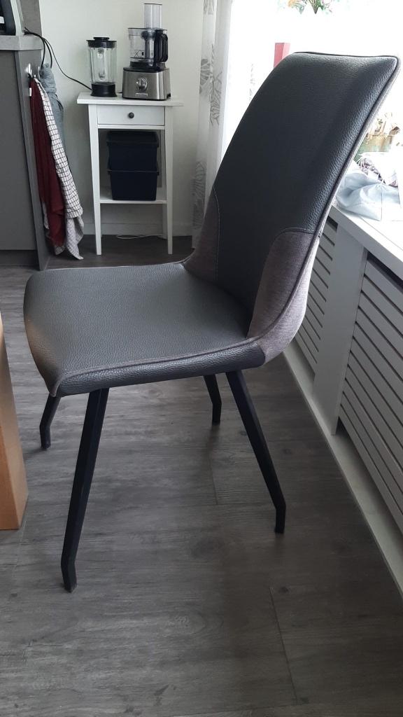 Stoelen 6 stuks, Ophalen, Kunststof, Gebruikt, Bruin