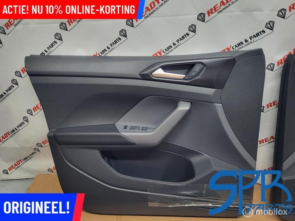 Deurpaneel T-CROSS DEURPANELEN SET links rechts Grijs leder, Volkswagen, Nieuw, Ophalen of Verzenden, Volkswagen