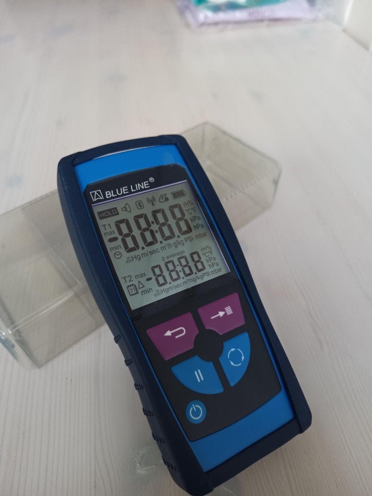 BLAUWE LIJN S2600-12KD Temperatuurmeter Blue Line S2600-K, Ophalen of Verzenden, Gebruikt, Temperatuur