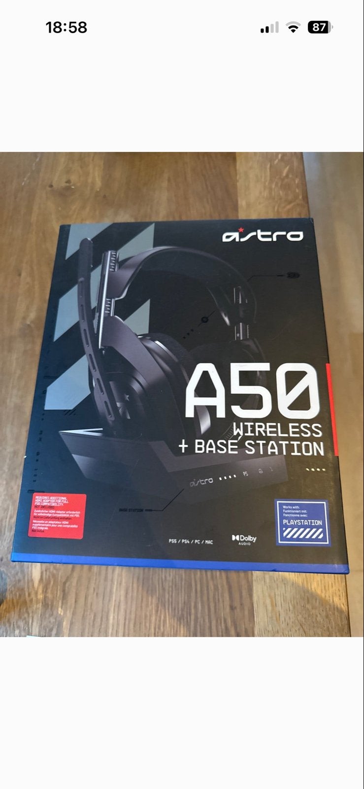 Astro A50 Wireless + Base Station - Nieuw (doos beschadigd), Ophalen of Verzenden, Nieuw