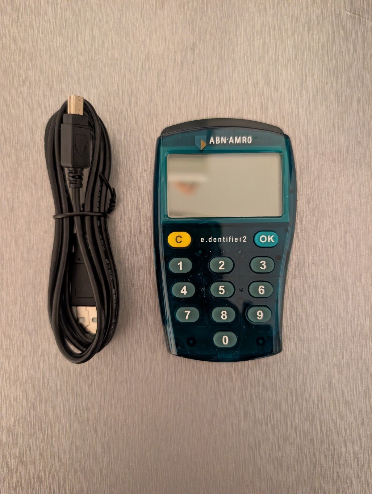 ABN AMRO e.dentifier2 met USB-kabel, Ophalen of Verzenden, Gebruikt
