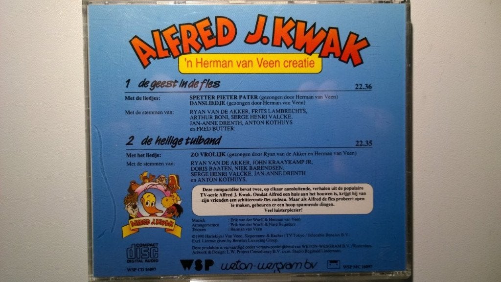 Alfred J. Kwak - De Geest In De Fles & De Heilige Tulband, Ophalen of Verzenden, Zo goed als nieuw, Album, Verhaal of Sprookje