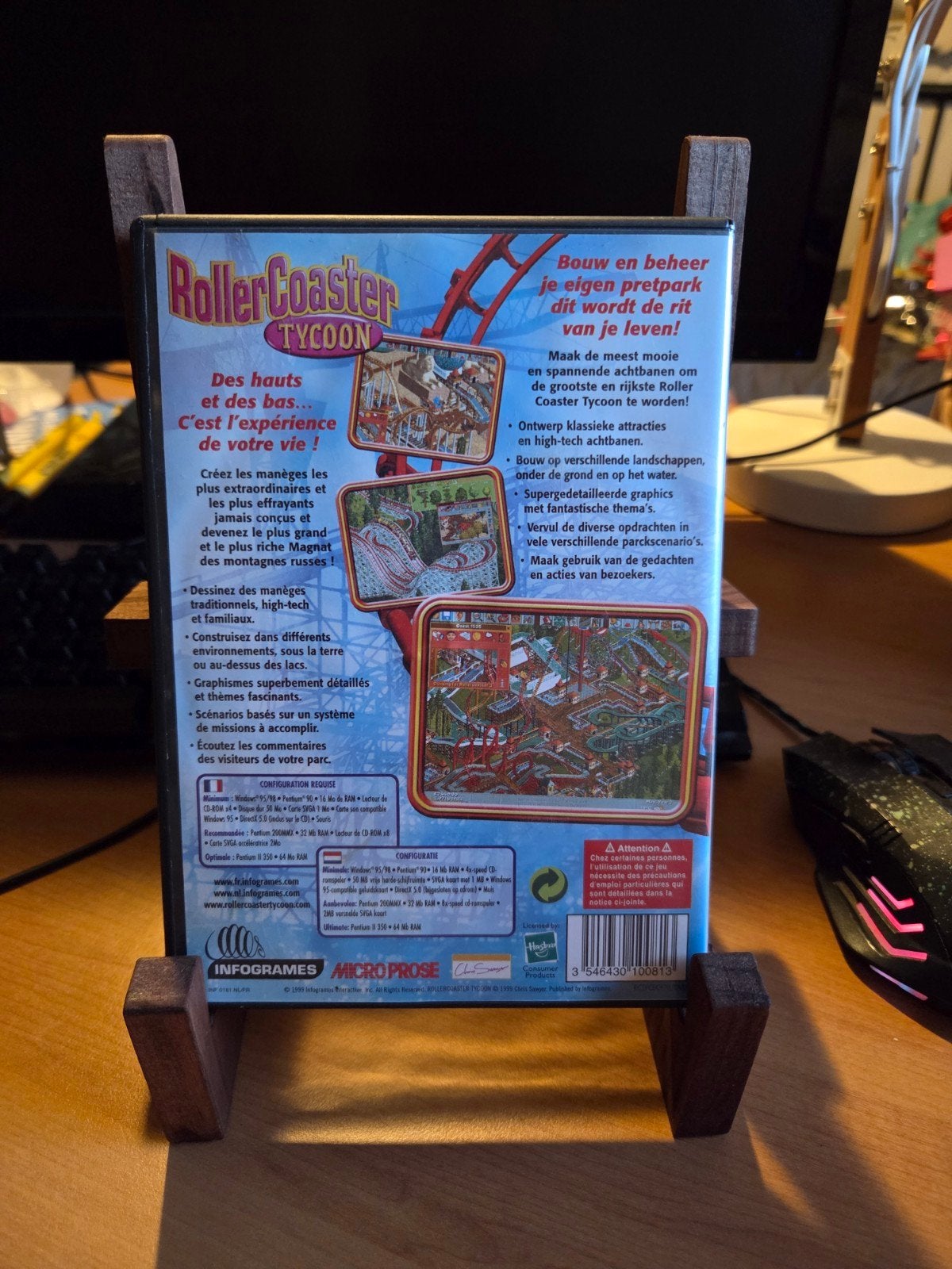 RollerCoaster Tycoon Complete Versie PC CD-ROM, Spelcomputers en Games, Games | Pc, Gebruikt, 1 speler, Ophalen of Verzenden, Vanaf 7 jaar