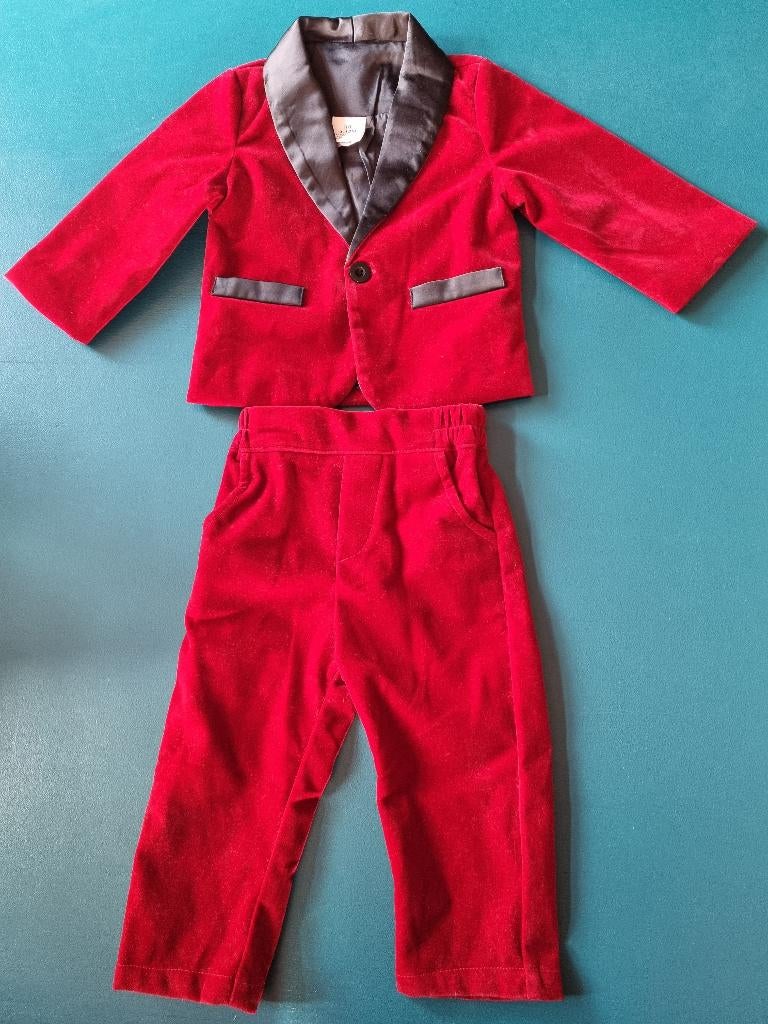 2 delig pak (zachte stof) 9-12 maand, Kinderen en Baby's, Babykleding | Maat 80, Ophalen of Verzenden, Nieuw, Jongetje, Setje